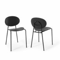 Palette Dining Side Chair Set of 2 Black