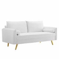 Revive Performance Velvet Sofa-EEI-3988 white