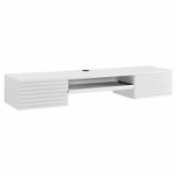 Render Wall Mount Wood Office Desk-EEI-5865 white