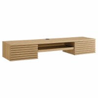 Render Wall Mount Wood Office Desk-EEI-5865 oak