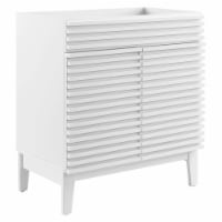 Render 30 Bathroom Vanity Cabinet, White