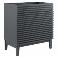Render 30  Bathroom Vanity Cabinet, Gray