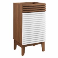 Render 18  Bathroom Vanity Cabinet, White Walnut