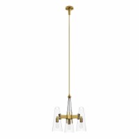 clear satin brass