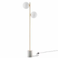 Logic Terrazzo Floor Lamp-EEI-5628-WHI
