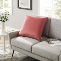 Accentuate 24  Performance Velvet Throw Pillow Blossom Navy