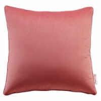 Enhance 18  Performance Velvet Throw Pillow Blossom