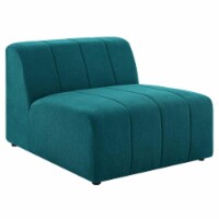Modway Furniture EEI-4398-TEA Bartlett Upholstered Fabric Armless Chair, Teal