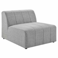 Modway Furniture EEI-4398-LGR Bartlett Upholstered Fabric Armless Chair, Light Gray