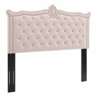 Louisa Tufted Performance Velvet King/California King Headboard-MOD-6325 pink