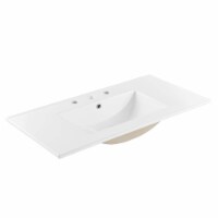 Cayman 36 Bathroom Sink White