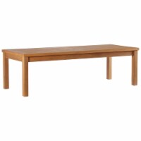 Upland Outdoor Patio Teak Wood Coffee Table Natural