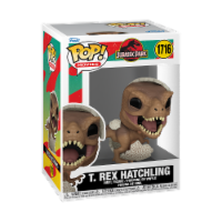 Funko® POP® Movies Jurassic Part Tyrannosaurus Rex Hatchling Collectible Figure Perspective: Main