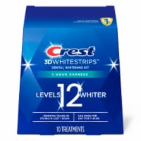 Crest 3D Whitrstrips 1-Hour Express At-home Teeth Whitening Kit Perspective: Main