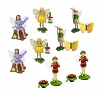 Flower Fairies Mixed Case Single Pack Fairies for Garden, Bulk (Pack of 8)
