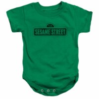 Sesame Street One Color Dark Infant Snapsuit Perspective: Main