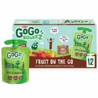 GoGo squeeZ Fruit On The Go Apple Cinnamon Applesauce