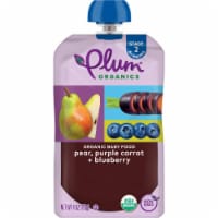 Plum Organics® Pear Purple Carrot & Blueberry Stage 2 Baby Food Pouch