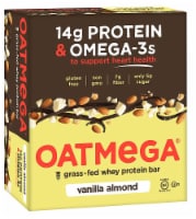 Oatmega Vanilla Almond Whey Protein Bars Perspective: Main