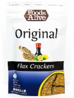 Foods Alive  Organic Flax Crackers   Original