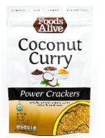 Foods Alive  Organic Power Crackers   Coconut Curry