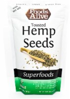 Foods Alive  Organic Superfoods Toasted Hemp Seed with Sea Salt