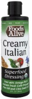 Foods Alive  Organic Superfood Dressing   Creamy Italian