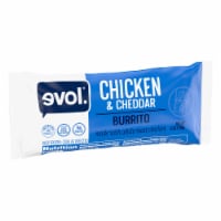 Evol.® Chicken & Cheddar Frozen Burrito Perspective: Main