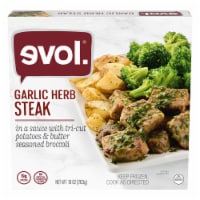 Evol® Garlic Herb Steak Frozen Meal Perspective: Main