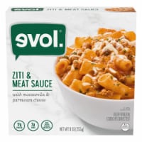 Evol Ziti And Meat Sauce Frozen Meal Perspective: Main
