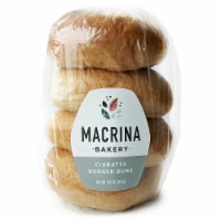 Macrina Bakery Ciabatta Burger Buns Perspective: Main