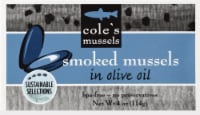 Cole's Smoked Mussels in Olive Oil