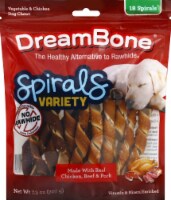 DreamBone® Vegetable & Chicken Dog Chew Spirals