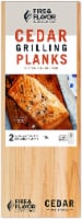 Fire & Flavor Cedar Grilling Planks - 2 Pack Perspective: Main