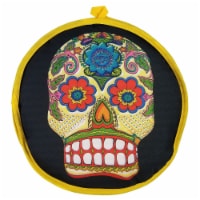 La Tortilla Micro-wave Safe BPA free Day of the Dead Fabric Tortilla Warmer