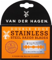 Van Der Hagen Stainless Steel Traditional Safety Razor Blades