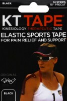 KT Tape For Pain Relief & Support Elastic Sports Tape - Black Perspective: Main