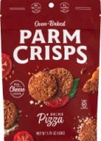 ParmCrisps Oven Baked Pizza Parmesan Keto Crisps Snacks Perspective: Main