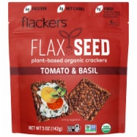 Doctor in the Kitchen Flackers Tomato & Basil Flax Seed Crackers