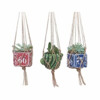 18  Mini Macrame Jute Twine Plant Hanger - Quantity 1