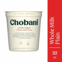 Chobani® Whole Milk Plain Greek Yogurt Tub