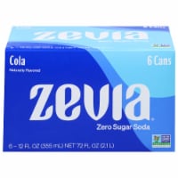 Zevia® Cola Zero Calorie Soda Cans
