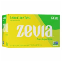 Zevia® Diet Lemon Lime Twist Natural Soda Cans