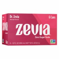 Zevia® Dr. Zevia Zero Calorie Soda Cans Perspective: Main