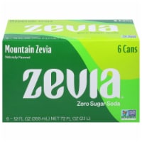 Zevia® Mountain Zero Calorie Soda Cans