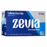 Zevia® Cola Caffeine Free Soda Cans Perspective: Main