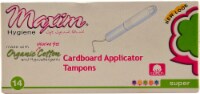 Maxim Organic Super Cotton with Cardboard Applicator Tampons