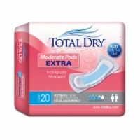 TotalDry Female Incontinent Pad Contoured 11  L SP1562, Moderate Extra, 20 Ct