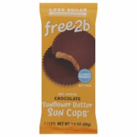 Free2b® Rice Chocolate and Sunflower Seed Butter Cups Perspective: Main