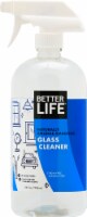 Better Life Unscented Natural Based Streak Free Glass Cleaner Spray, 32 Ounces